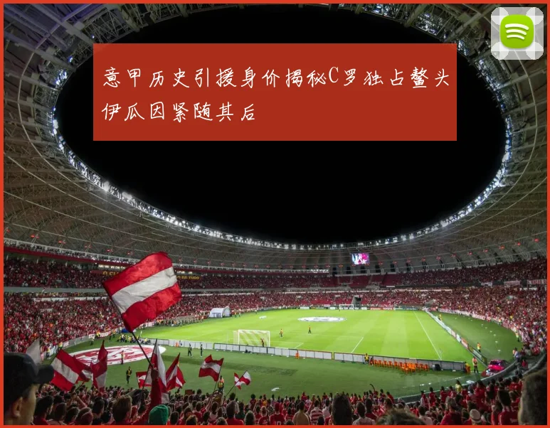 意甲历史引援身价揭秘C罗独占鳌头伊瓜因紧随其后